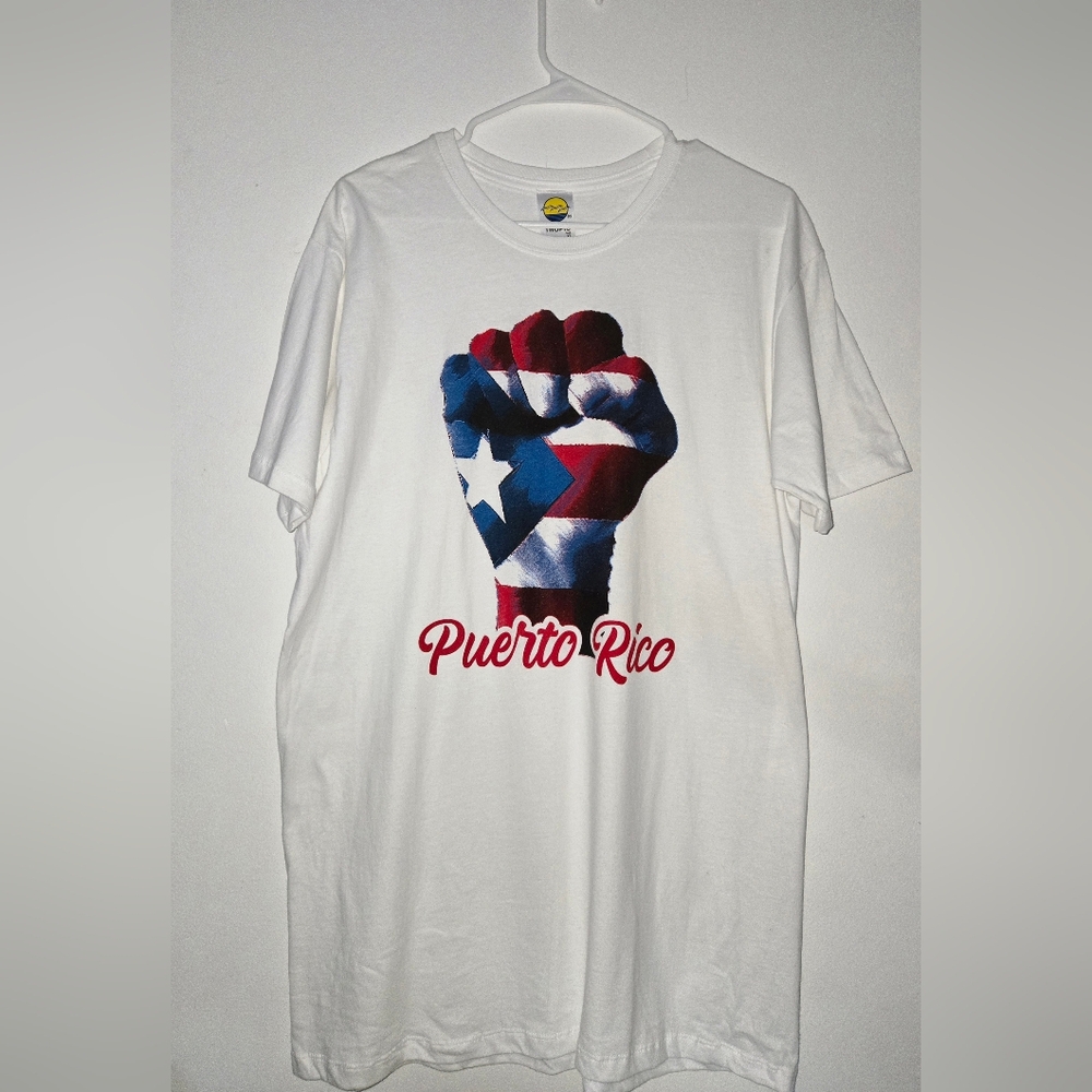 White Puerto Rico Graphic T-Shirt